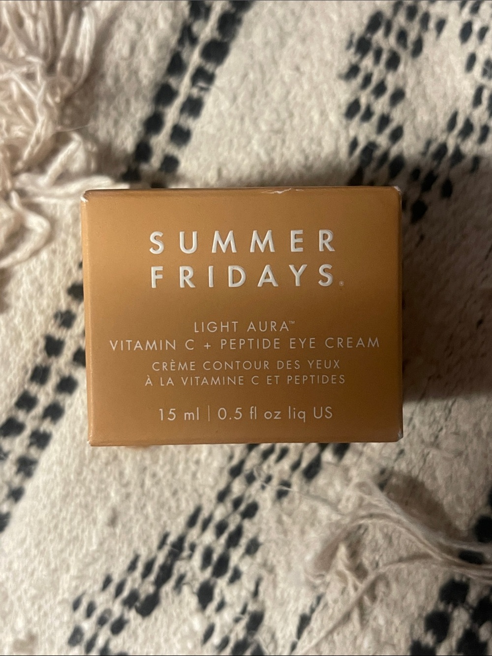 NEW Summer Fridays Light Aura Vitamin C + Peptide Eye Cream — Gold Box